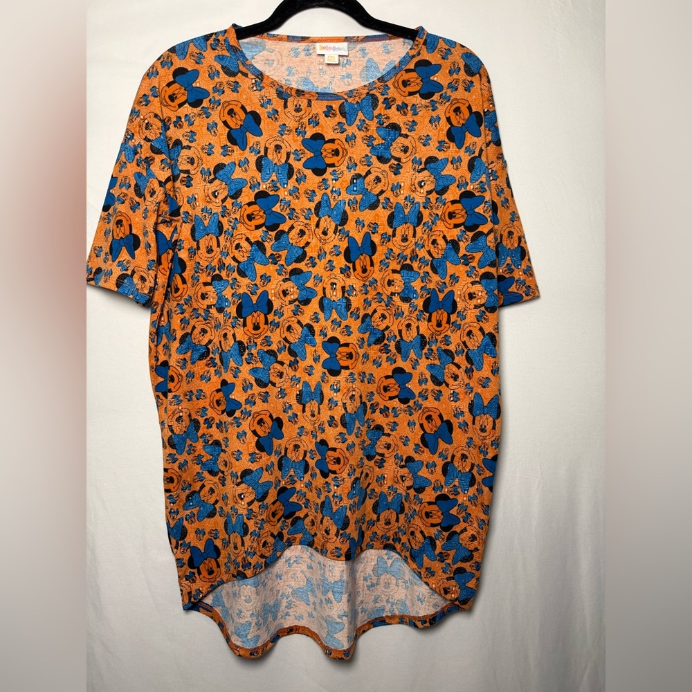 LuLaRoe Disney Minnie Mouse Irma tunic top